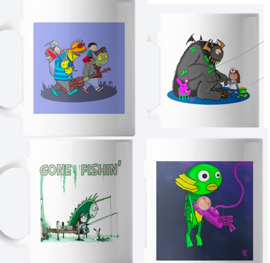 All four Mugs