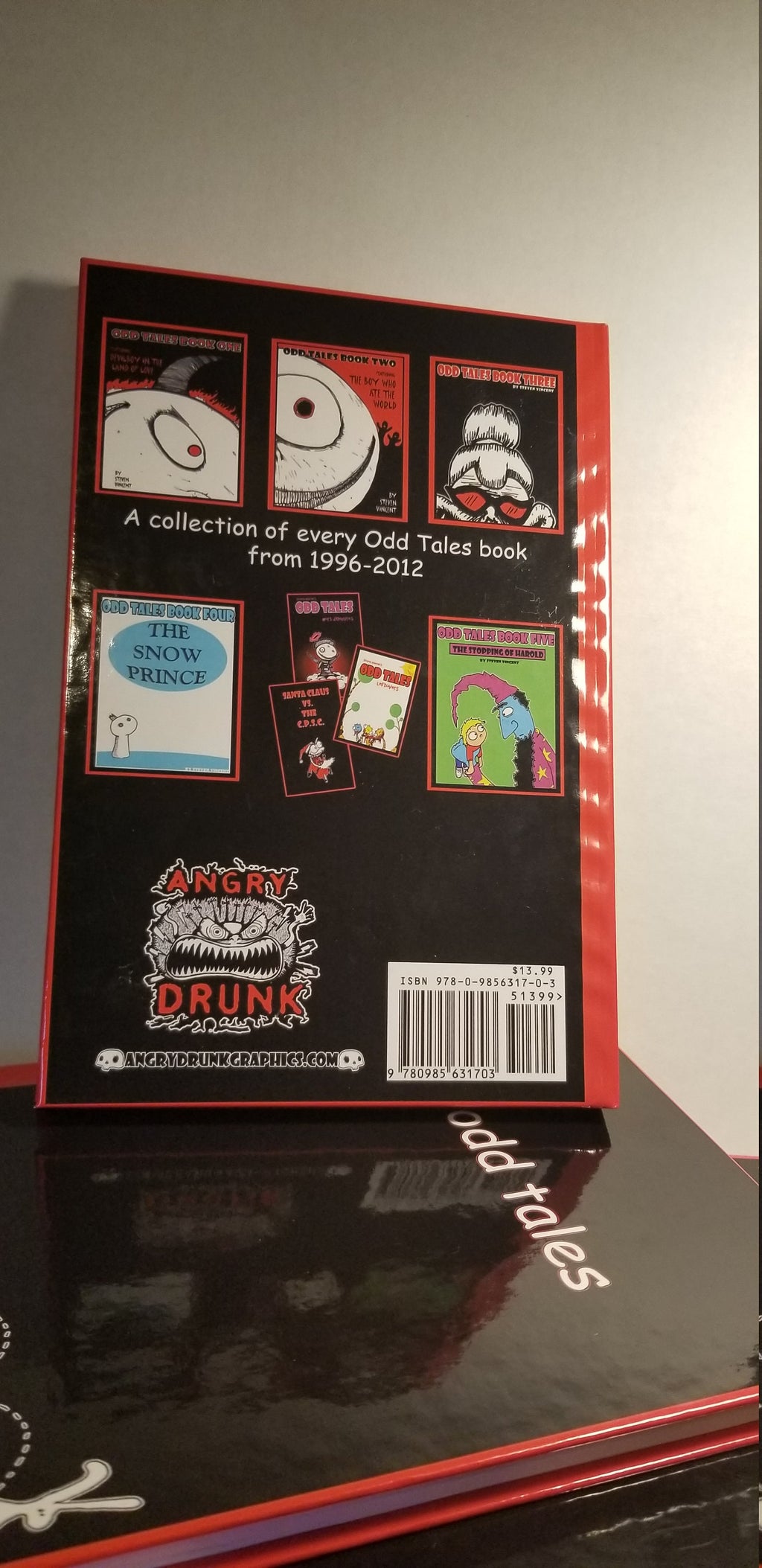 Odd Tales anthology. 144 pages of cute yet macabre illustrated stories. Hardcover signed with a sketch.