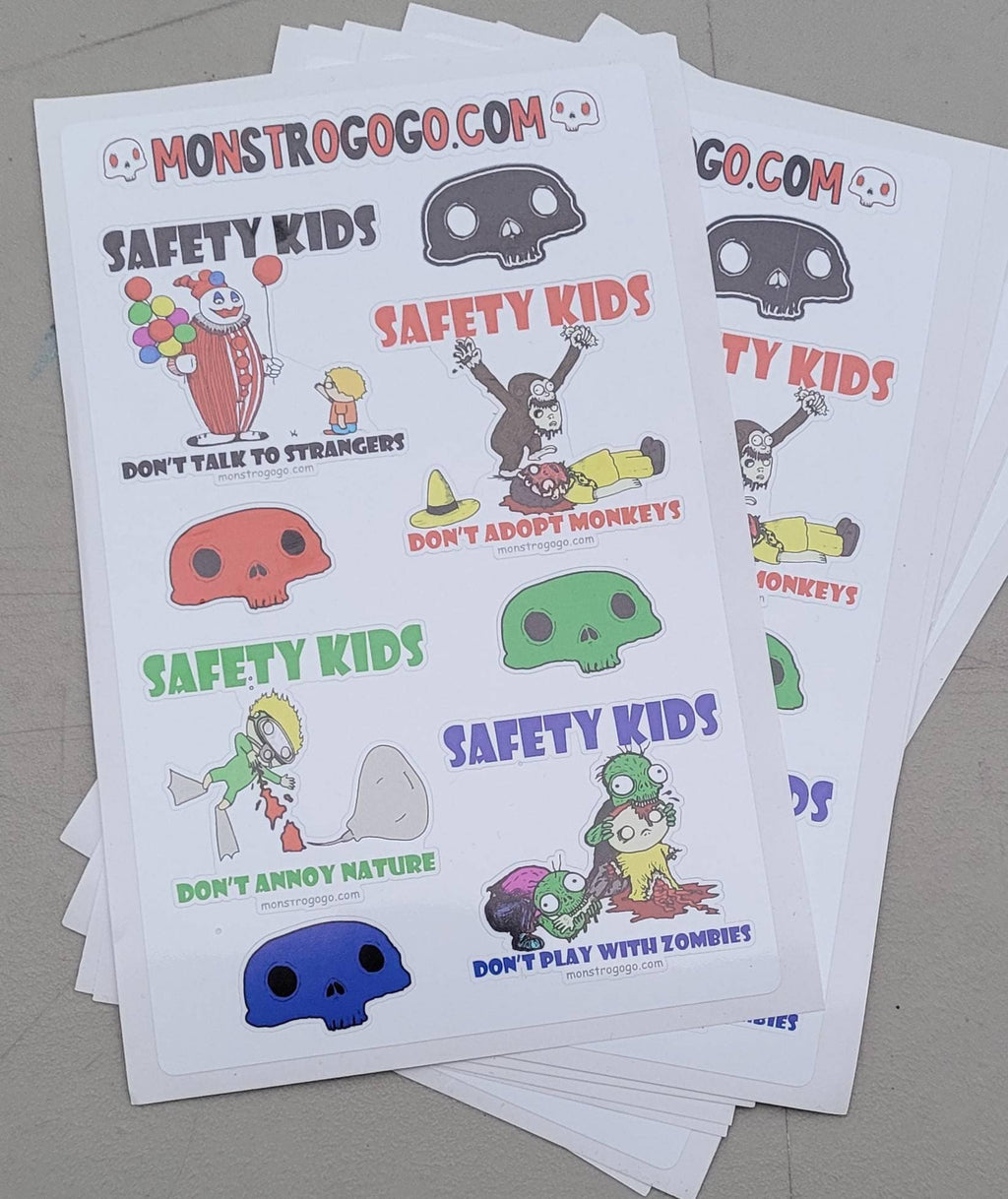 Safety Kid Sticker Sheet 1