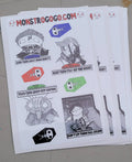 HORROR Safety Kid Sticker Sheet 2