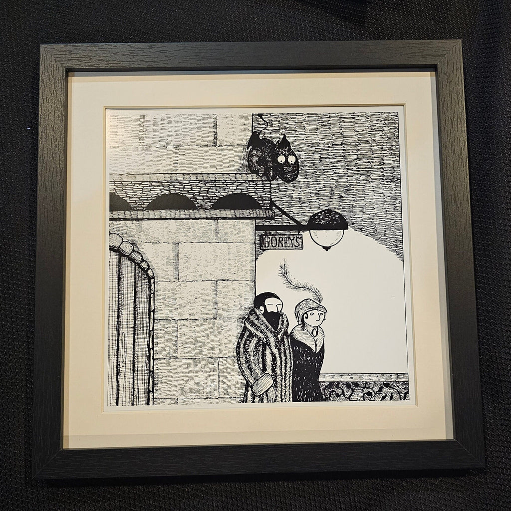 Jersey Devil & Gorey's Pub-Square Print