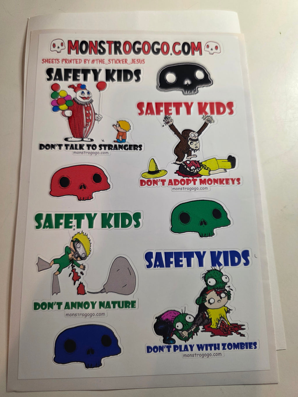 Safety Kid Sticker Sheet