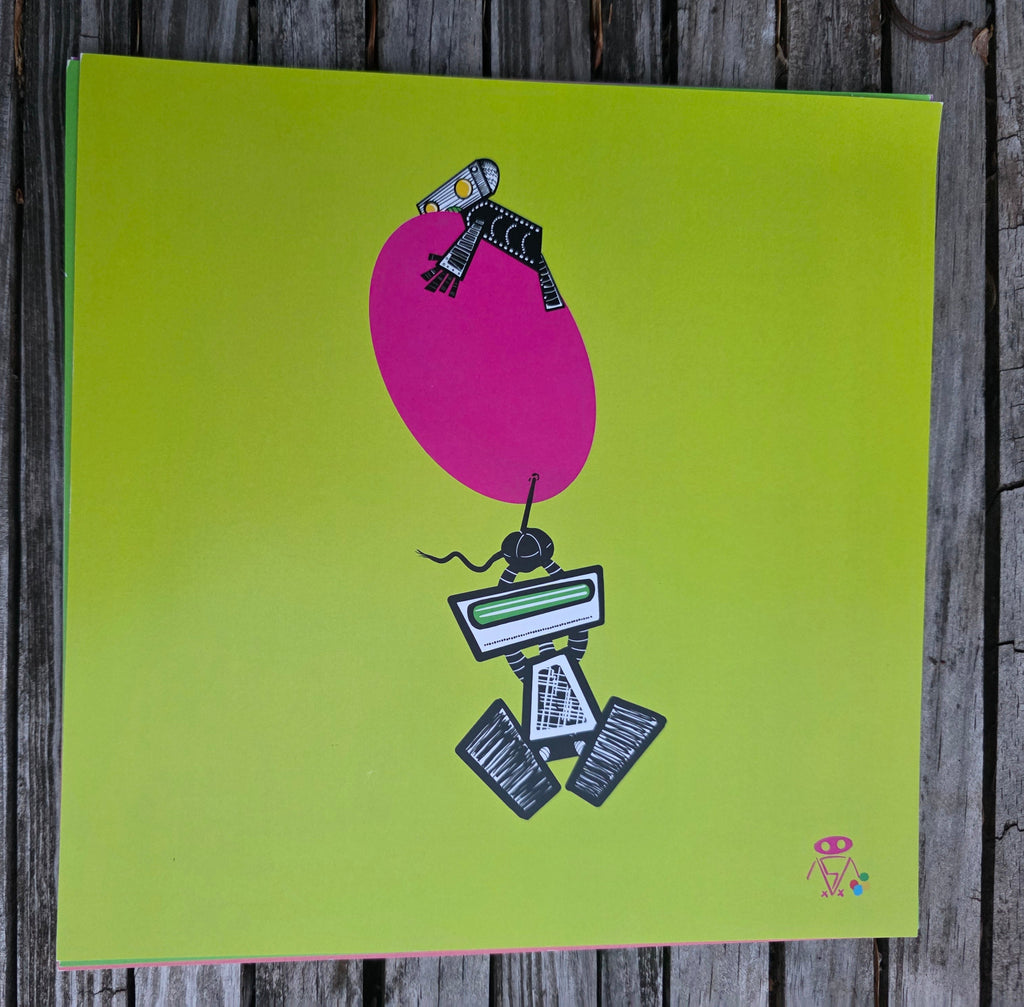 All 5 Robots and Balloons prints