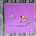Robots V Balloons Run! -Square Print