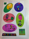 Robots V Balloons -Sticker Sheet