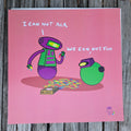 Robots V Balloons No Air-Square Print