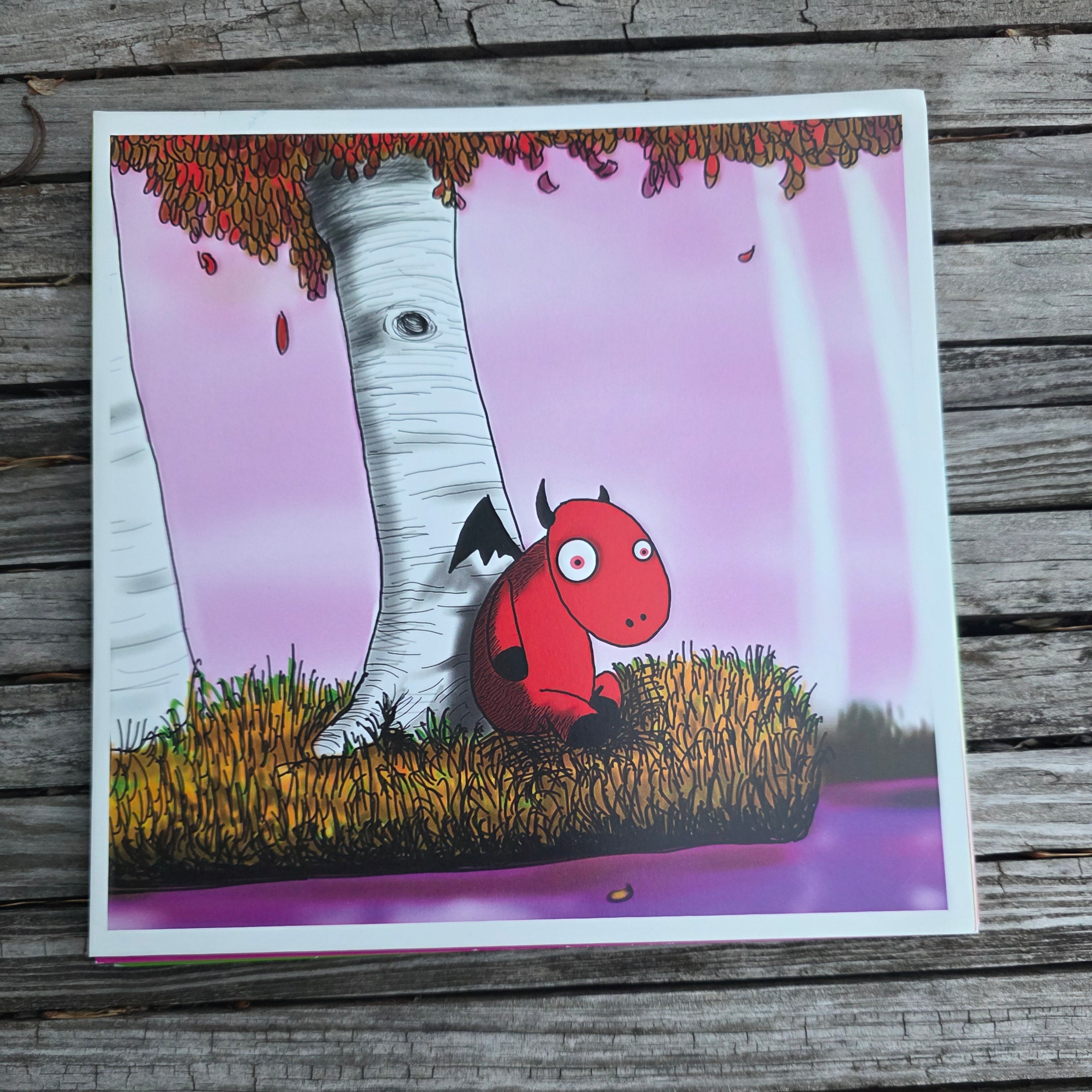 Jersey Devil & Sunset -Square Print