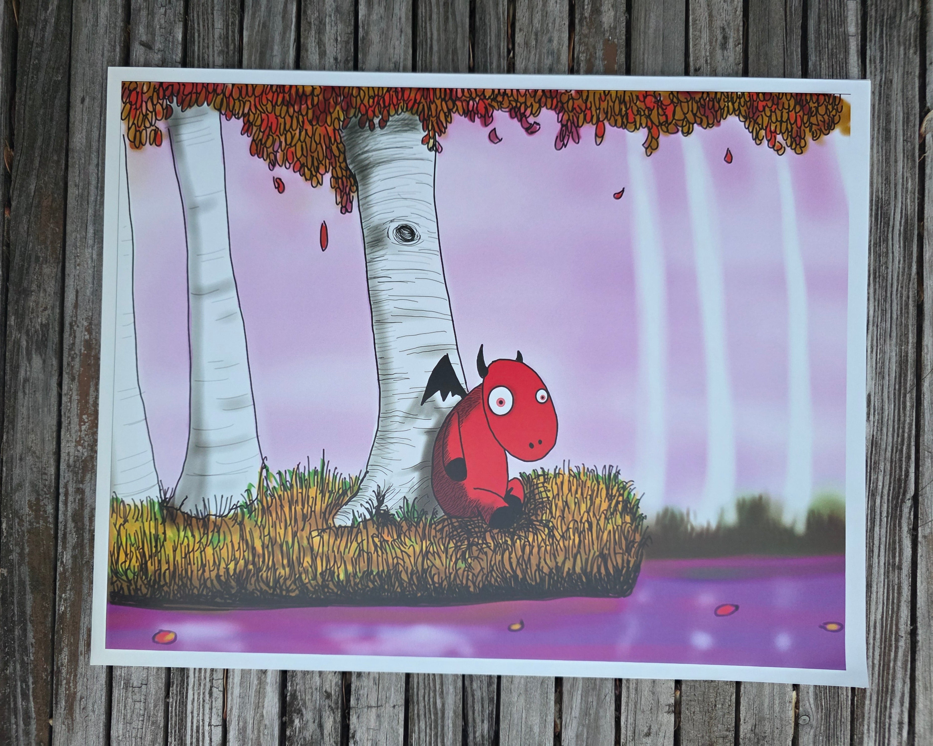 Jersey Devil at Sunset-Large Print