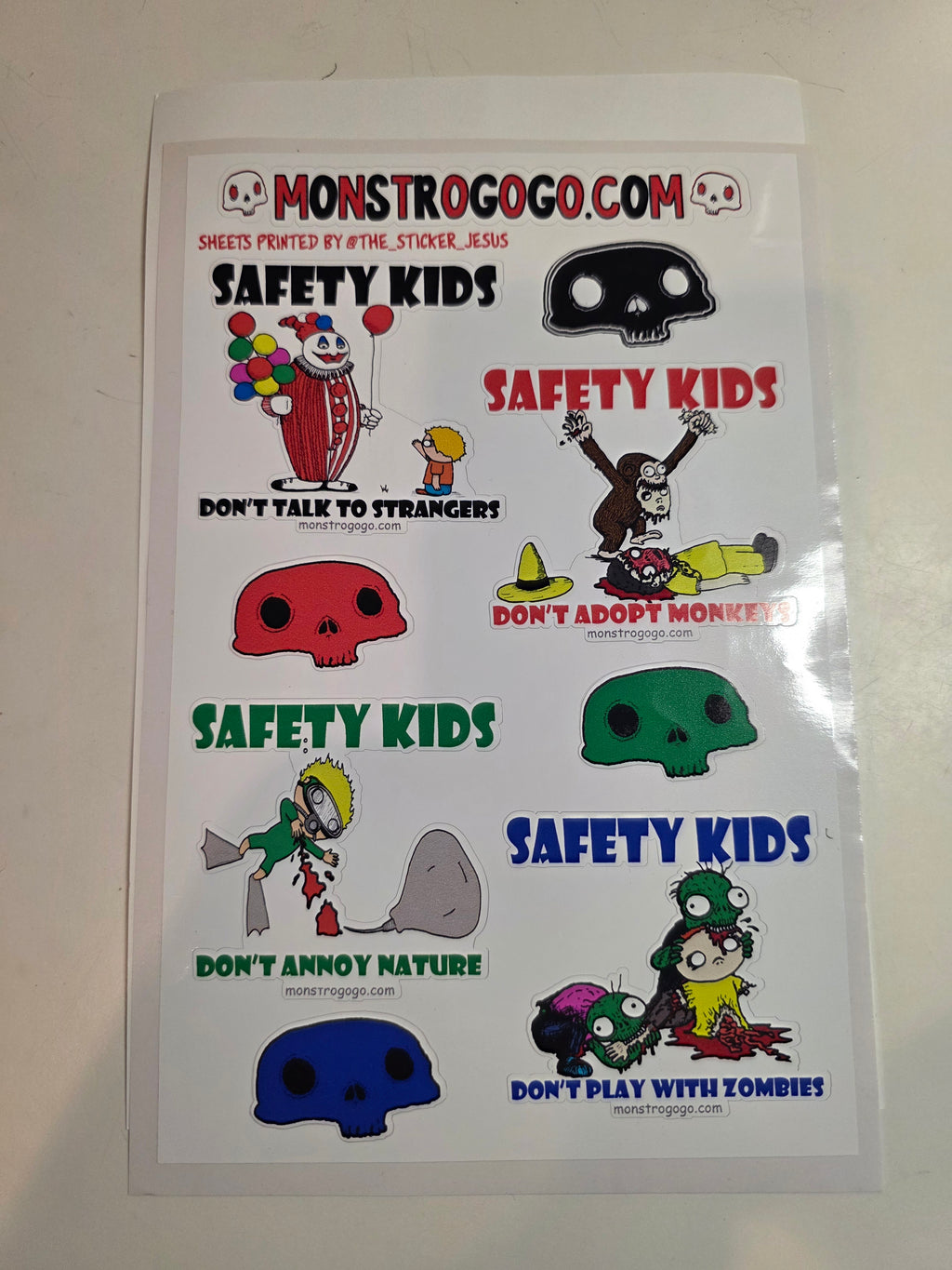 Safety Kid Sticker Sheet