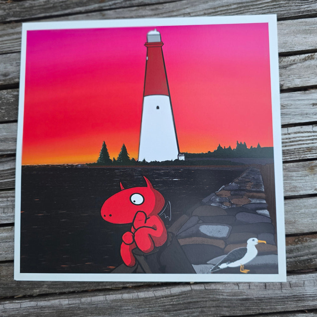 Jersey Devil & Ole Barney-Square Print