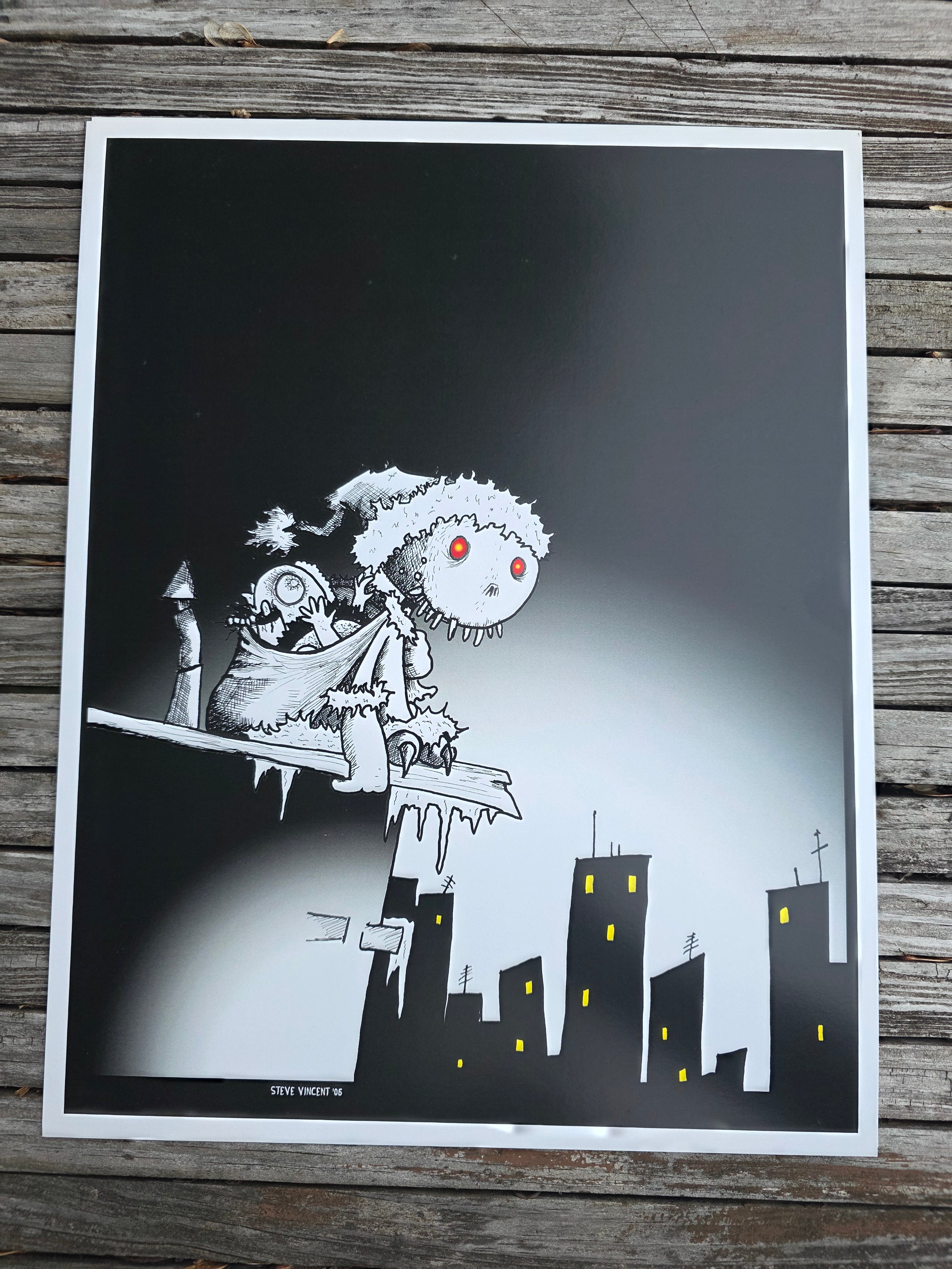 Santa-Large Print